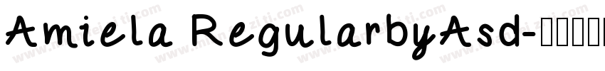 Amiela RegularbyAsd字体转换